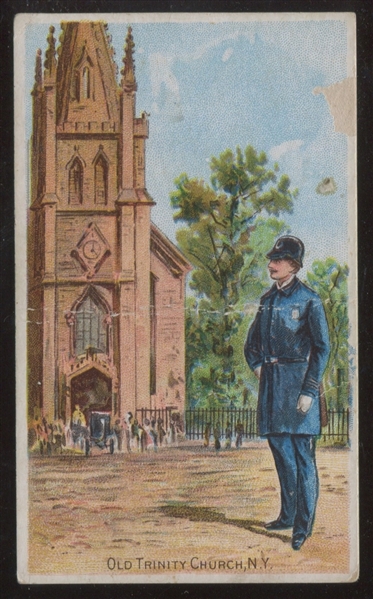 N281 Buchner Tobacco Scenes with a Policeman Old Trinity Church