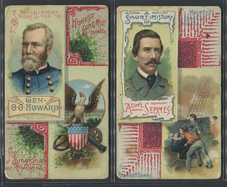 N114 Duke Histories of Generals Pair of Cards