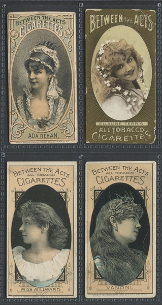 Mixed Lot of (4) Halls Between the Acts Actress Cards