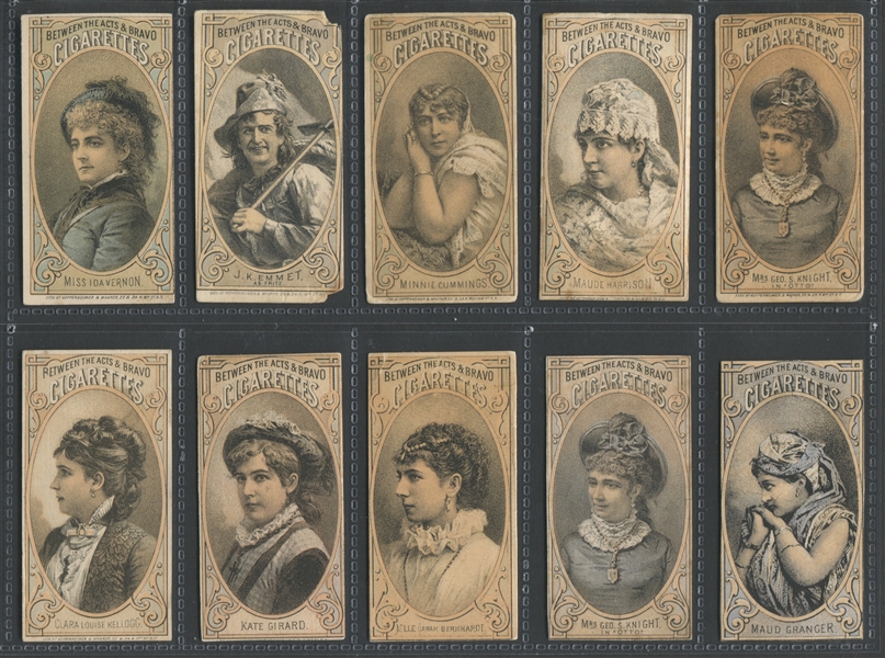 N342-1C Hall's Between the Acts Actresses Lot of (20) Cards