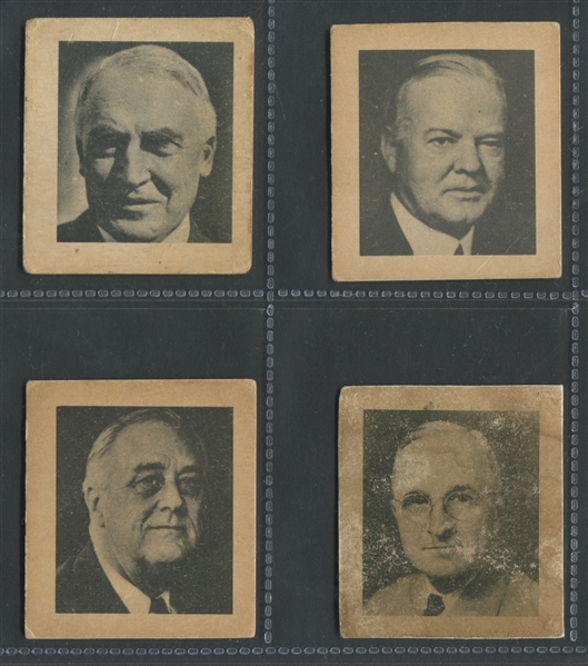 R210 Trio Gum Know Your Presidents Lot of (16) Cards with TOUGH Harry Truman