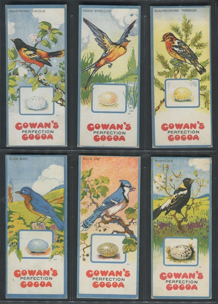 V9 Cowan's Chocolates Canadian Birds Complete Set of (24) Cards