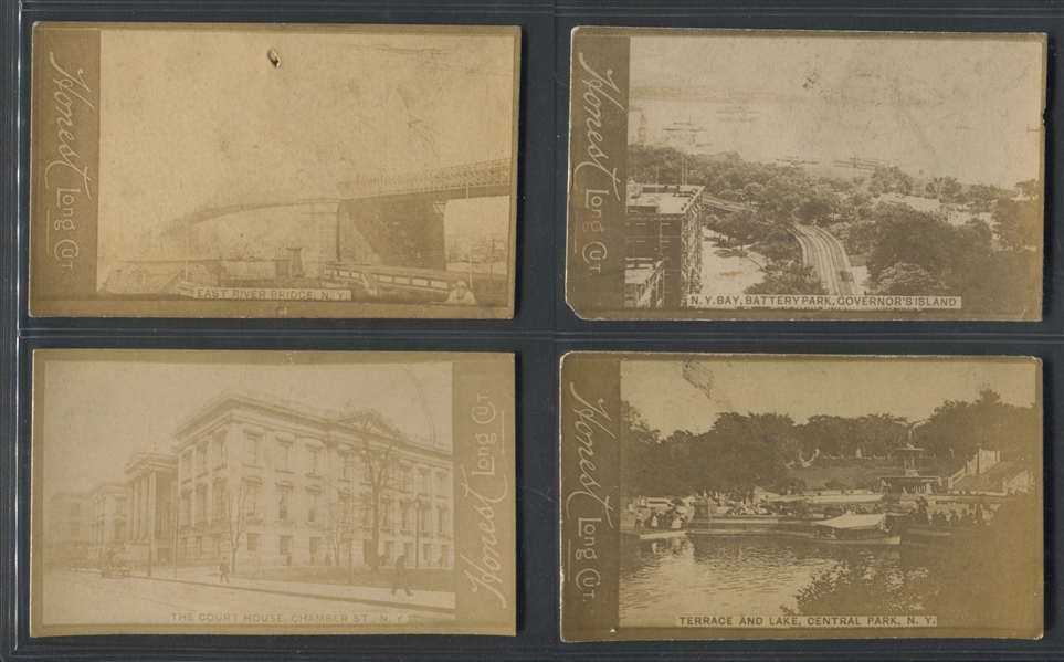 N155A Duke Scenes, Buildings, Etc. of USA, Lot of (5) different cards