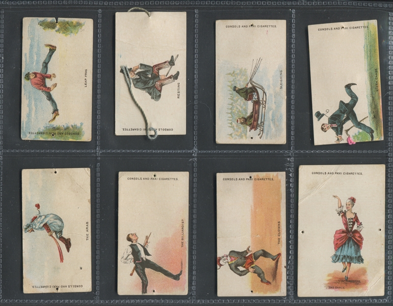 N354 Consolidated Cigarette Co., Turn Cards, complete set of (25) Cards