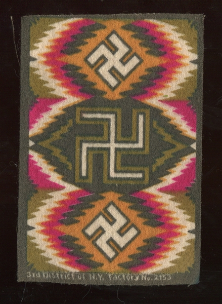 Indian Blanket Lot of (5) Swastika Blankets