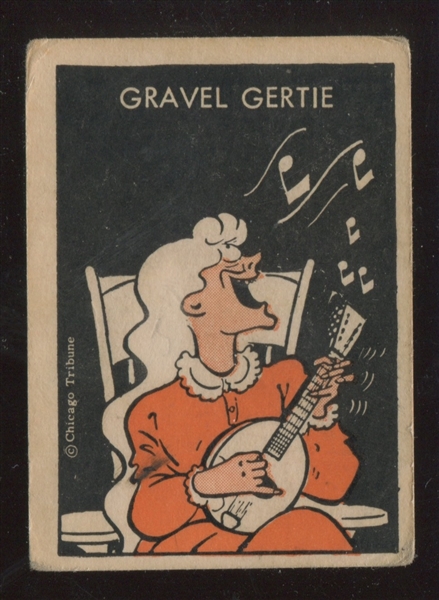 D94-6A Tip-Top Bread Dick Tracy Gravel Gertie Type Card