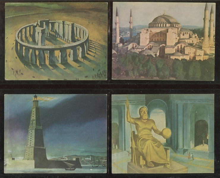 F275-27 Nabisco Wonders of the World Lot of (7) Cards