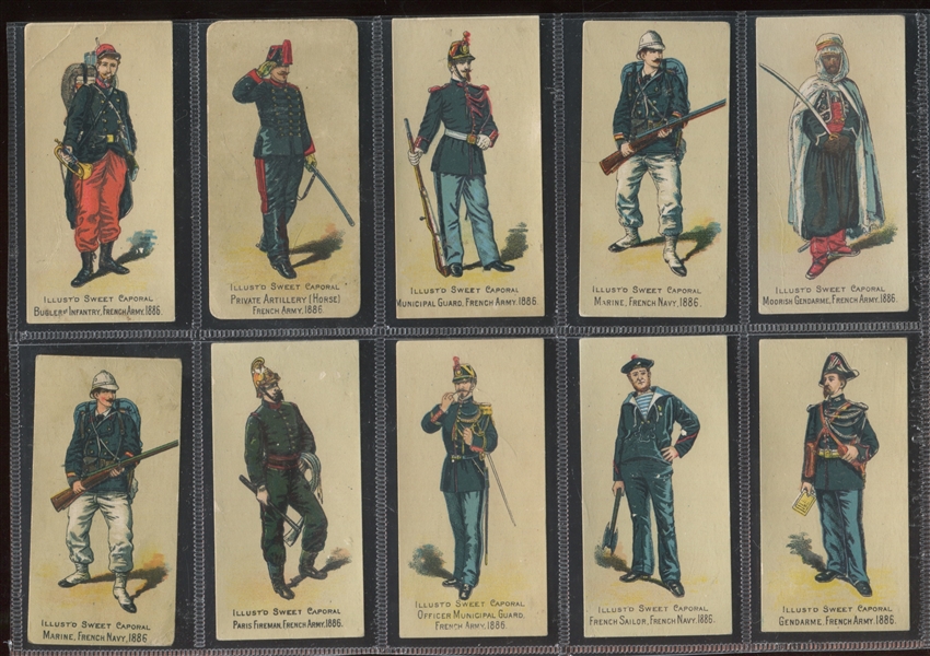 N224 Kinney Military Foreign Types Lot of (133) Cards