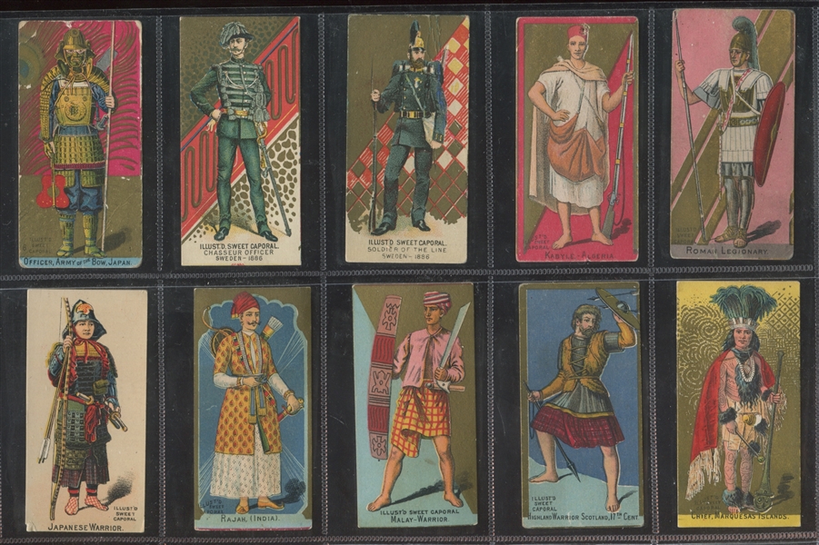N224 Kinney Military Foreign Types Lot of (133) Cards