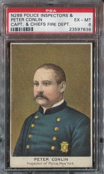 N288 D. Buchner Police and Fire Chiefs Peter Conlin PSA6 EX-MT