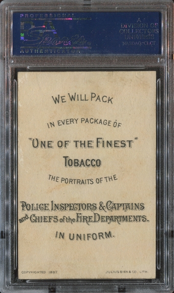 N288 D. Buchner Police and Fire Chiefs Capt. W.P. Daly PSA2(MC) Good