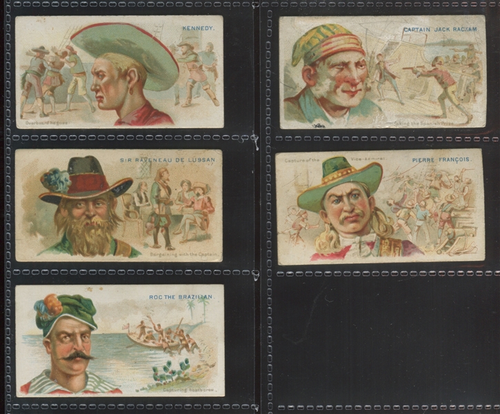 N19 Allen & Ginter Pirates of the Spanish Main Lot of (15) Cards