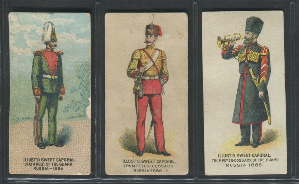 N224 Kinney Military Series L Near Set (48/50) Cards