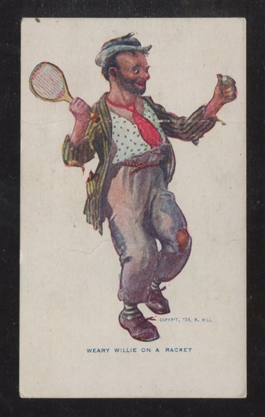 T65 I. Lewis Girl and Men in Costume Single Type Card