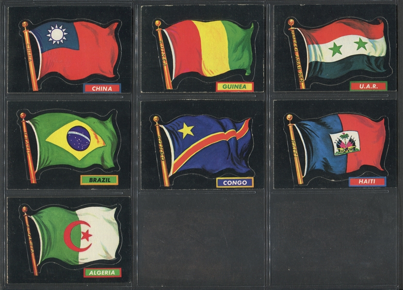 1970 Topps Flag of the World Lot of (16) Cards