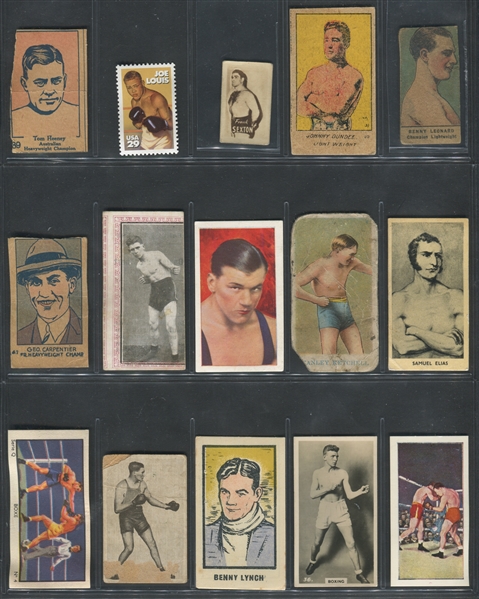 Instant Boxing Card Type Card Collection of (81) Cards from Around the Globe