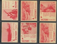 V406 World Wide Gum "Victory" Series Lot of (9) Cards