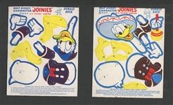 F273-13 Kelloggs Cereal "Joinies" Lot of (2) with Donald Duck (1949)