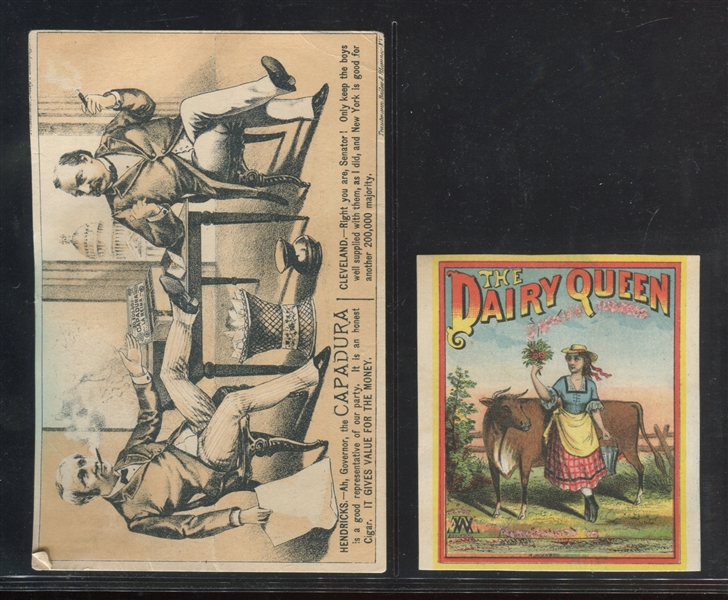 Mixed Lot of (7) Tobacco-Related Advertising Pieces