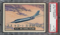 1952 Topps Wings #143 XF 3H-1 Demon PSA6 EX-MT