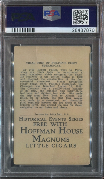 T70 Historical Events Series - Fulton's First Steamboat - PSA2 Good