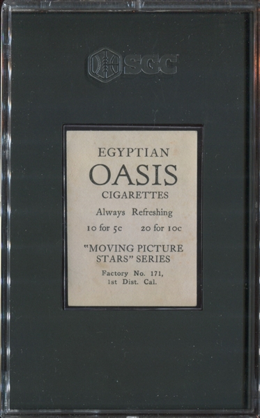 T86 Oasis Cigarettes Moving Picture Stars - Kempton Green SGC3 VG