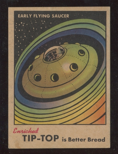 D94-4 Tip Top Bread Space Cards Early Flying Saucer