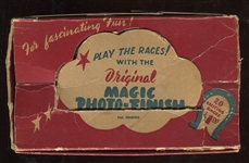 1940s Magic Photo Finish Box, (4) Unopened Packs and (20) Cards