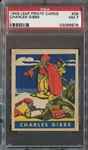 1949 Leaf Pirate Cards #35 Charles Gibbs PSA7 NM