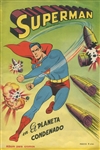 Fantastic 1958 Spanish Superman "En Planeta Condenado" Album With All (240) Cards