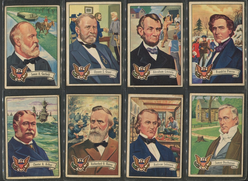 1952 Bowman Presidents Complete Set of (36) Cards