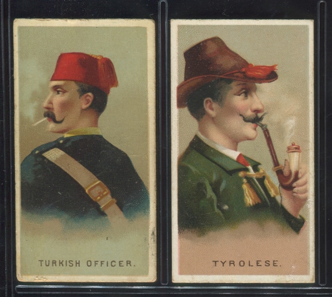 N33 Allen & Ginter World's Smokers Near Complete Set (47/50) Cards