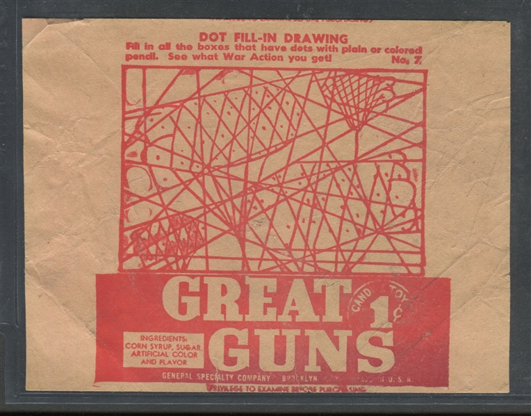 General Specialty Great Guns Lot of (3) Wrappers
