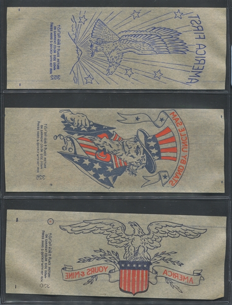 1950's Anonymous U.S. Patriotic Iron-On Transfers with D. MacArthur