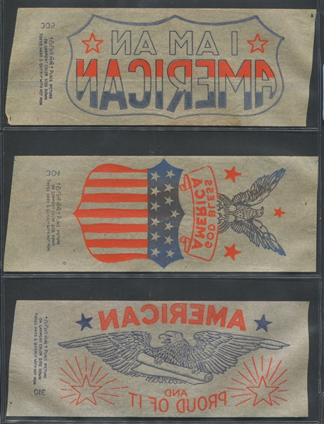 1950's Anonymous U.S. Patriotic Iron-On Transfers with D. MacArthur