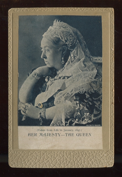 Interesting Cabinet Photo of Queen Victoria