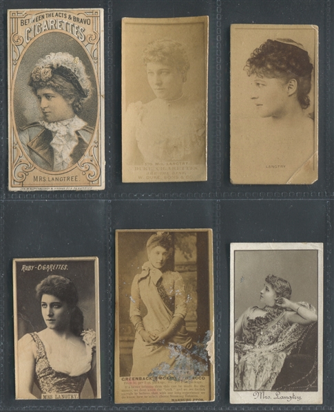 Fantastic Lillie Langtry Lot of (15) Pieces