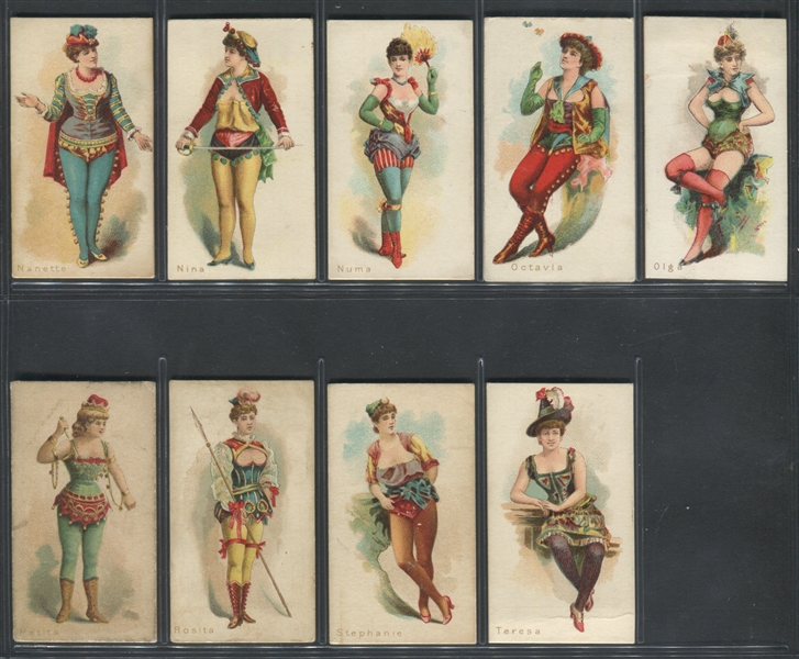 N182 Kimball Cigarettes Ballet Queens Lot of (39) Cards