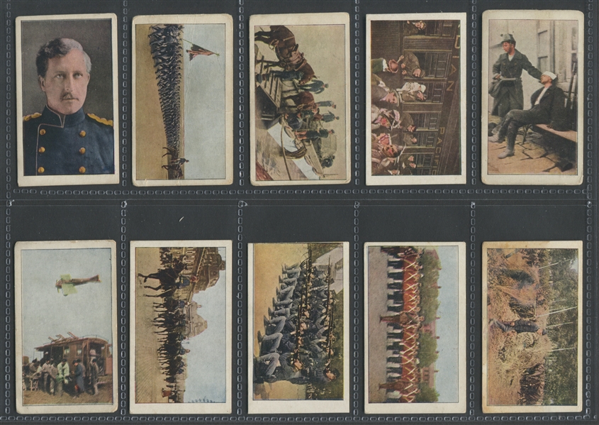 T121 Sweet Caporal World War I Scenes Near Set (175/250) Cards