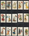 C91 Imperial Tobacco Company Flag Girls Complete Set of (50) Cards
