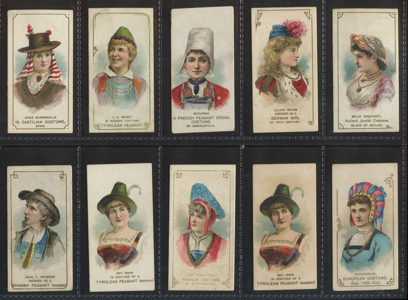 N70 Duke Tobacco Actors and Actresses Lot of (30) Cards