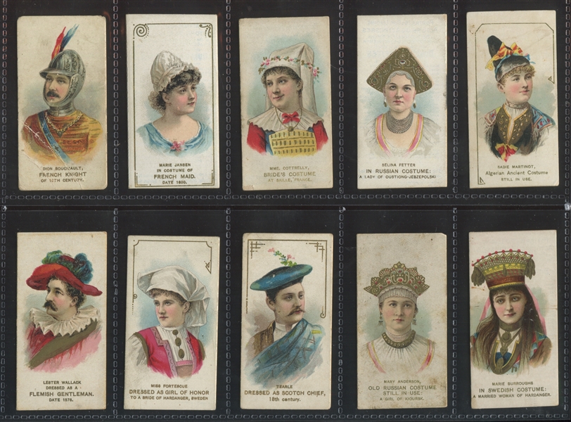 N70 Duke Tobacco Actors and Actresses Lot of (30) Cards