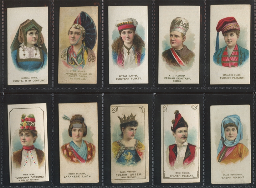 N71 Duke Tobacco Actors and Actresses Lot of (22) Cards