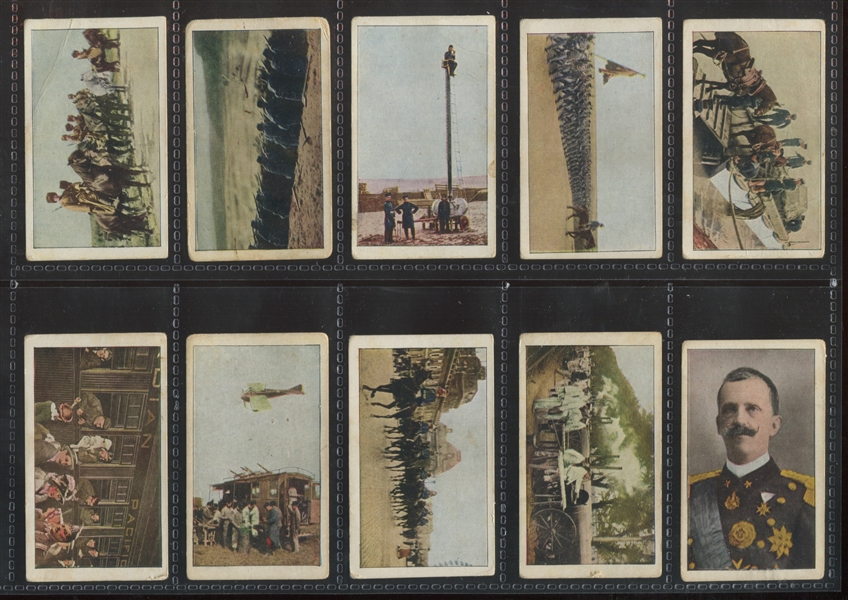 T121 Sweet Caporal WWI Scenes Lot of (108) 