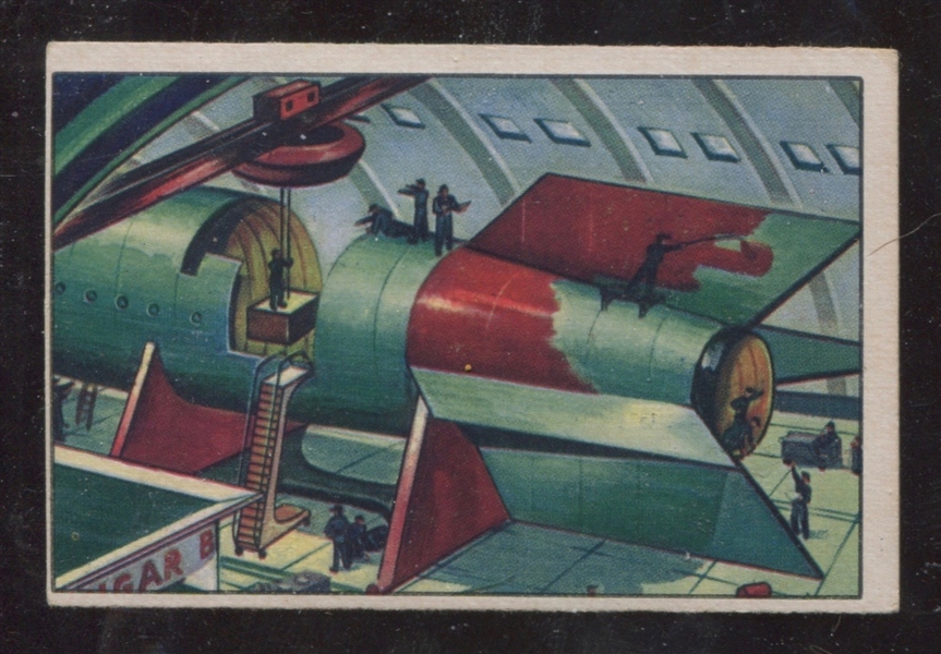 1951 Bowman Jets, Rockets & Spacement #2 Rocket Built EX