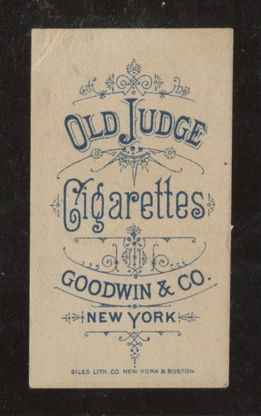 N167 Goodwin Old Judge Type Card