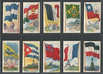 E16 John H Dockman Flag Chewing Gum Complete High-Grade Set of (24) Cards