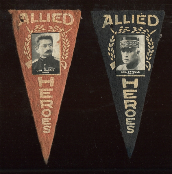 BF1 Allied Heroes Pennants Lot of (2) French WWI Figures