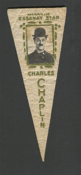 BF2-2 Movie Star Actor and Actresses Pennant - Charlie Chaplin (TOUGH)