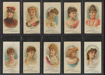 N26 Allen & Ginter Worlds Beauties (1st Series) Lot of (14) Cards